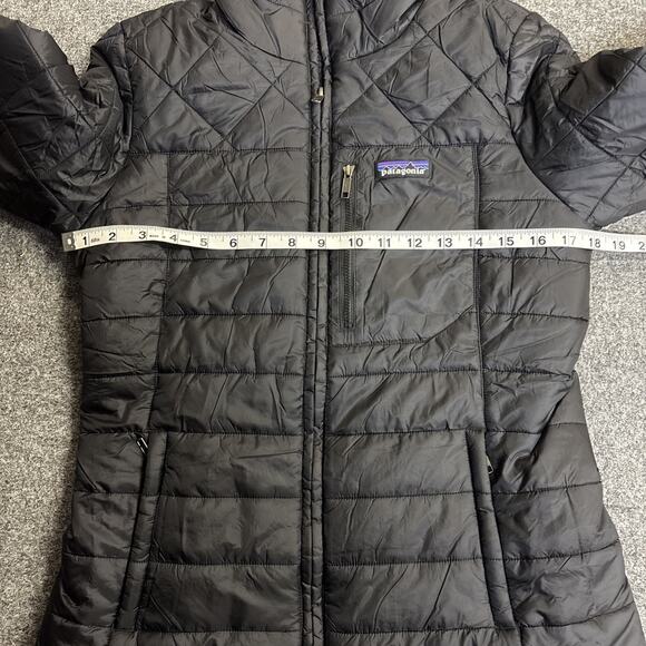 Patagonia Nano Puff Jacket Women’s Small Black Lightweight Insulated Puffer - Picture 3 of 10